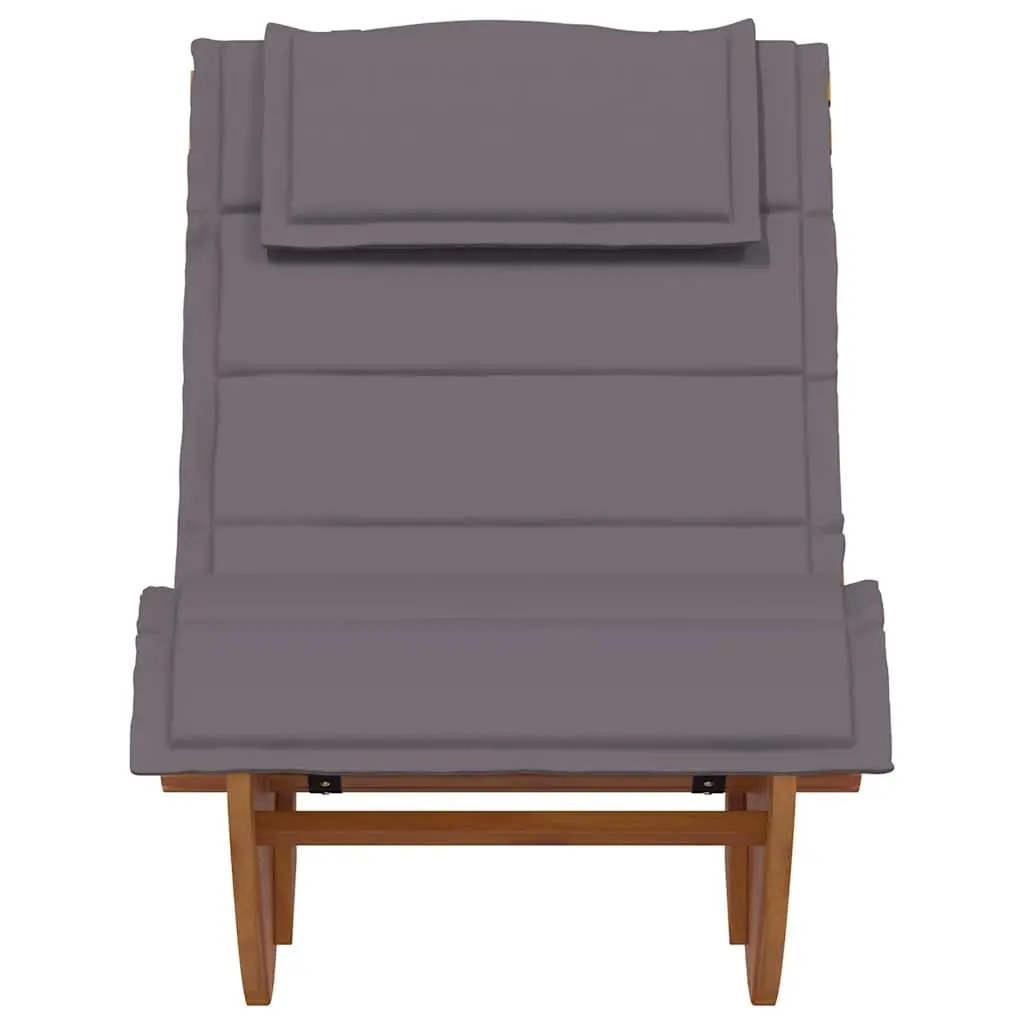 Sun Lounger Rocking Chair Solid Wood Garden Patio Outdoor Furniture Relaxing