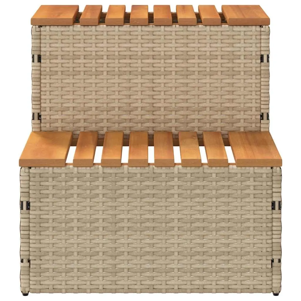Beige Hot Tub Step 50x50x50.5cm for Safe Entry