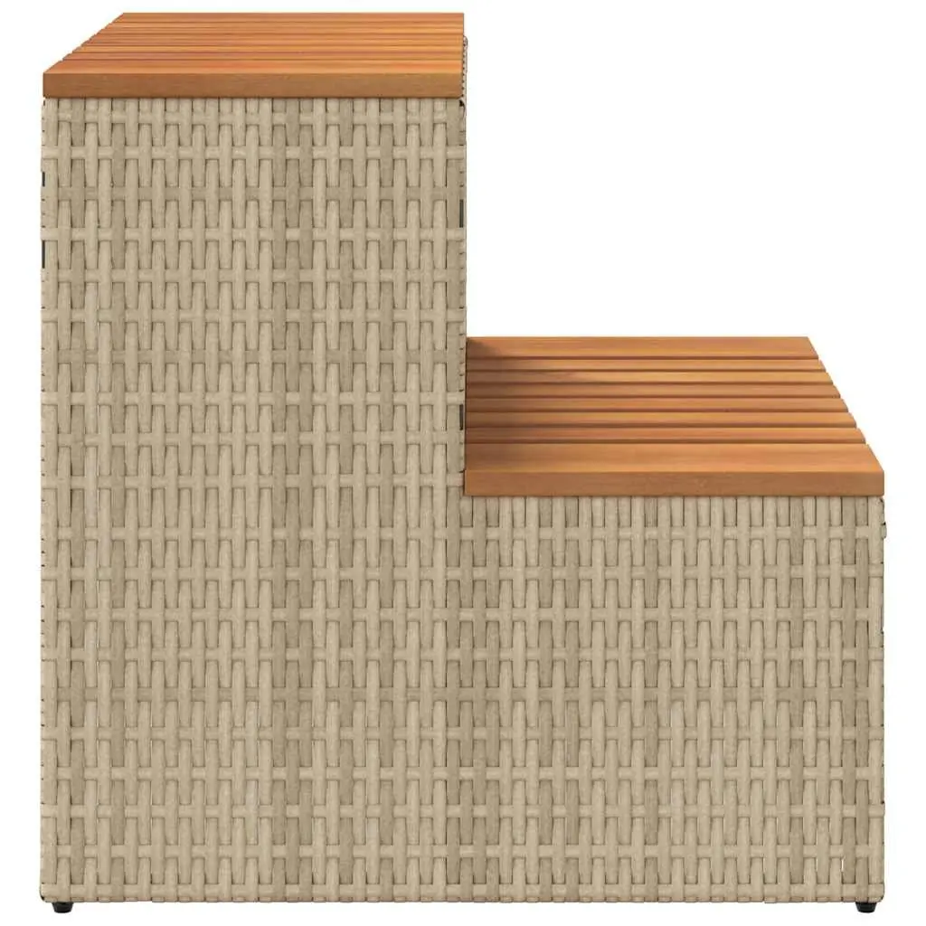 Beige Hot Tub Step 50x50x50.5cm for Safe Entry