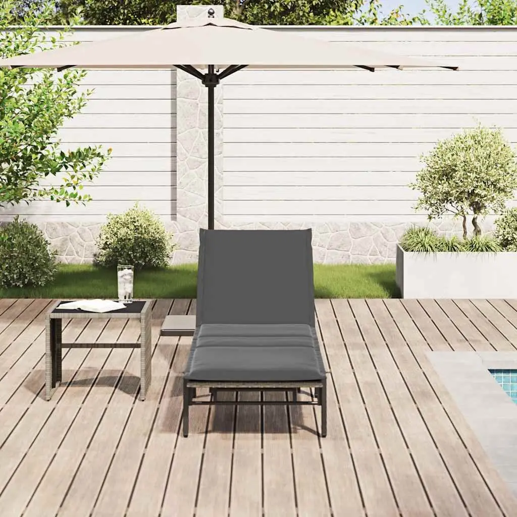 Adjustable Sun Lounger for Garden Relaxation