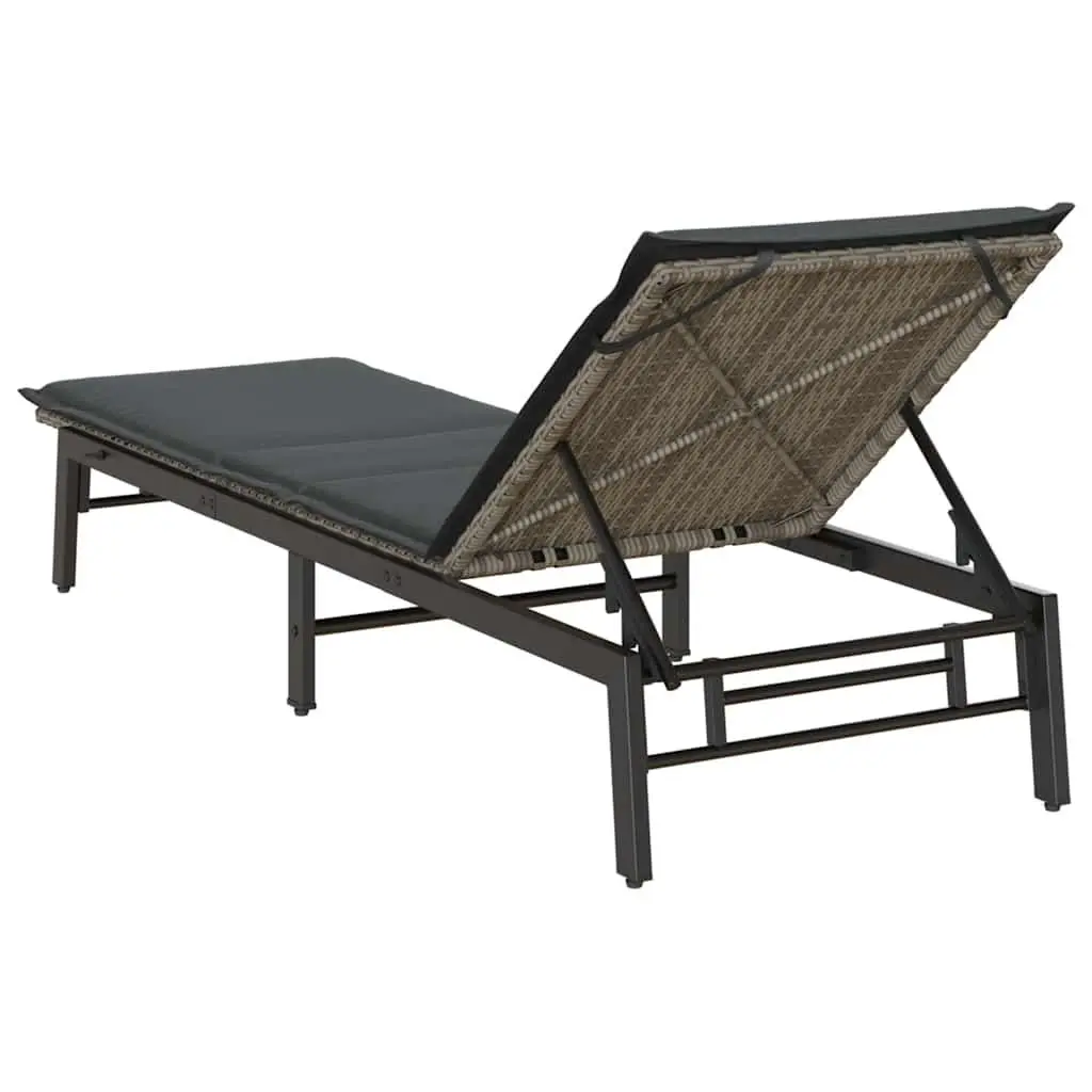Adjustable Sun Lounger for Garden Relaxation
