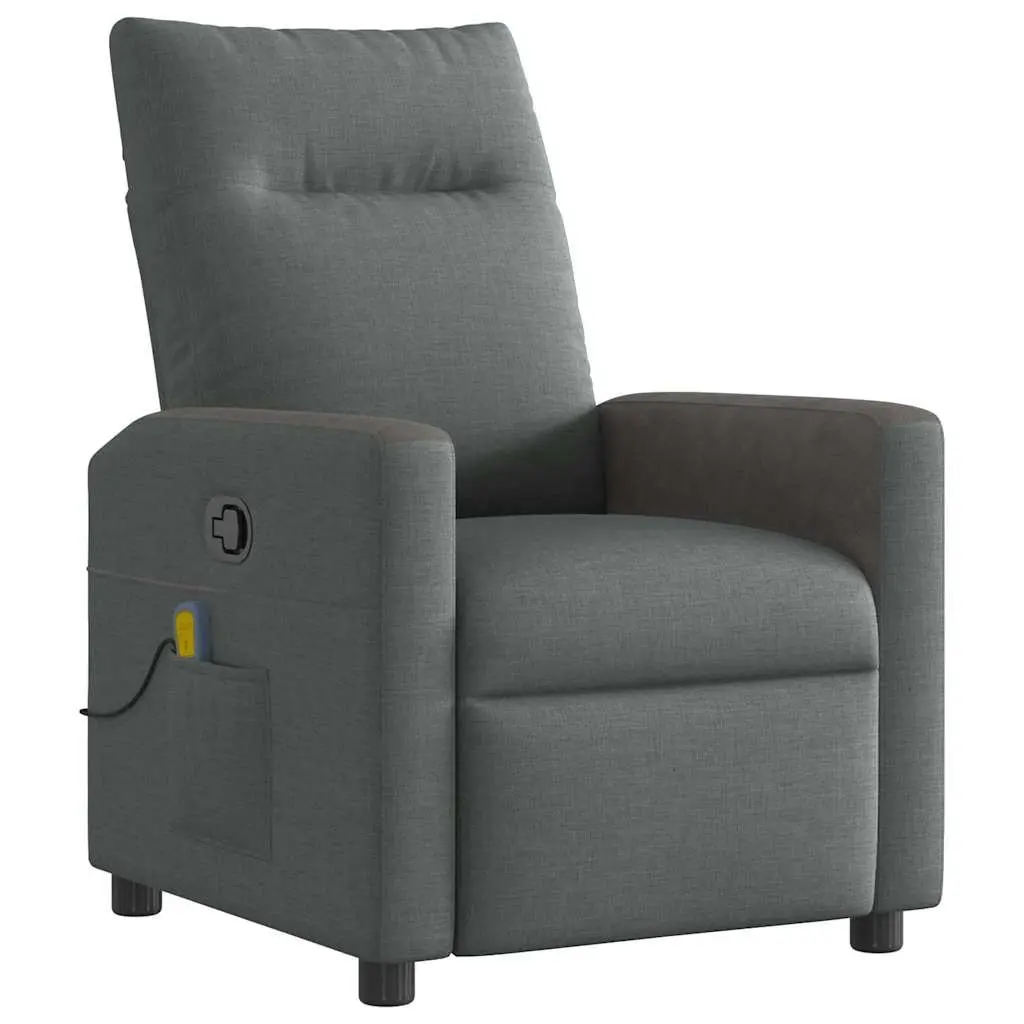 Grey Massage Recliner for Home Relaxation