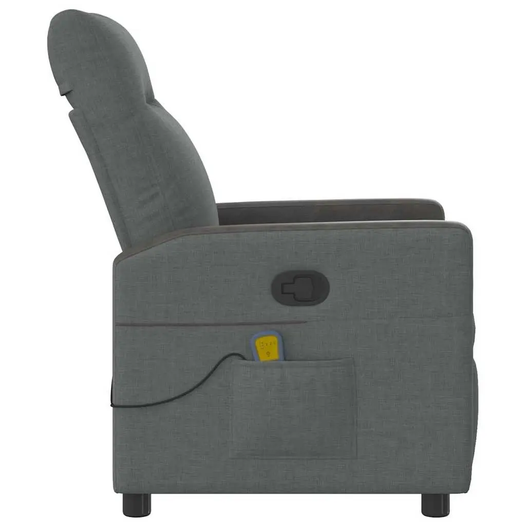 Grey Massage Recliner for Home Relaxation