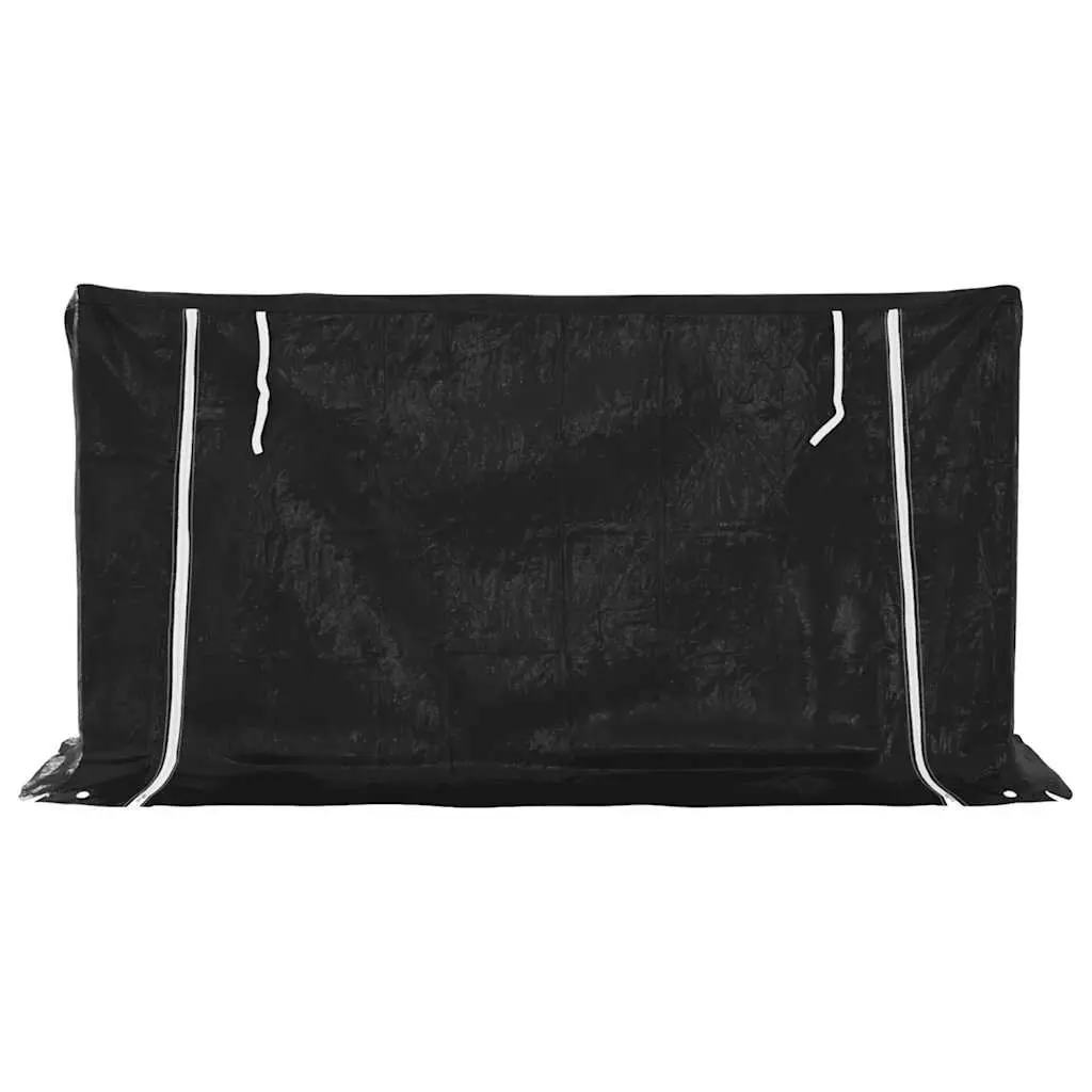 Firewood Rack with Zippered Rain Cover Elevated Design Large Capacity Storage