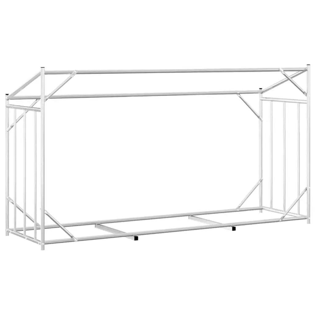 Firewood Rack with Zippered Rain Cover Elevated Design Large Capacity Storage