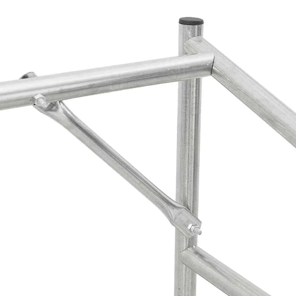 Firewood Rack with Zippered Rain Cover Elevated Design Large Capacity Storage