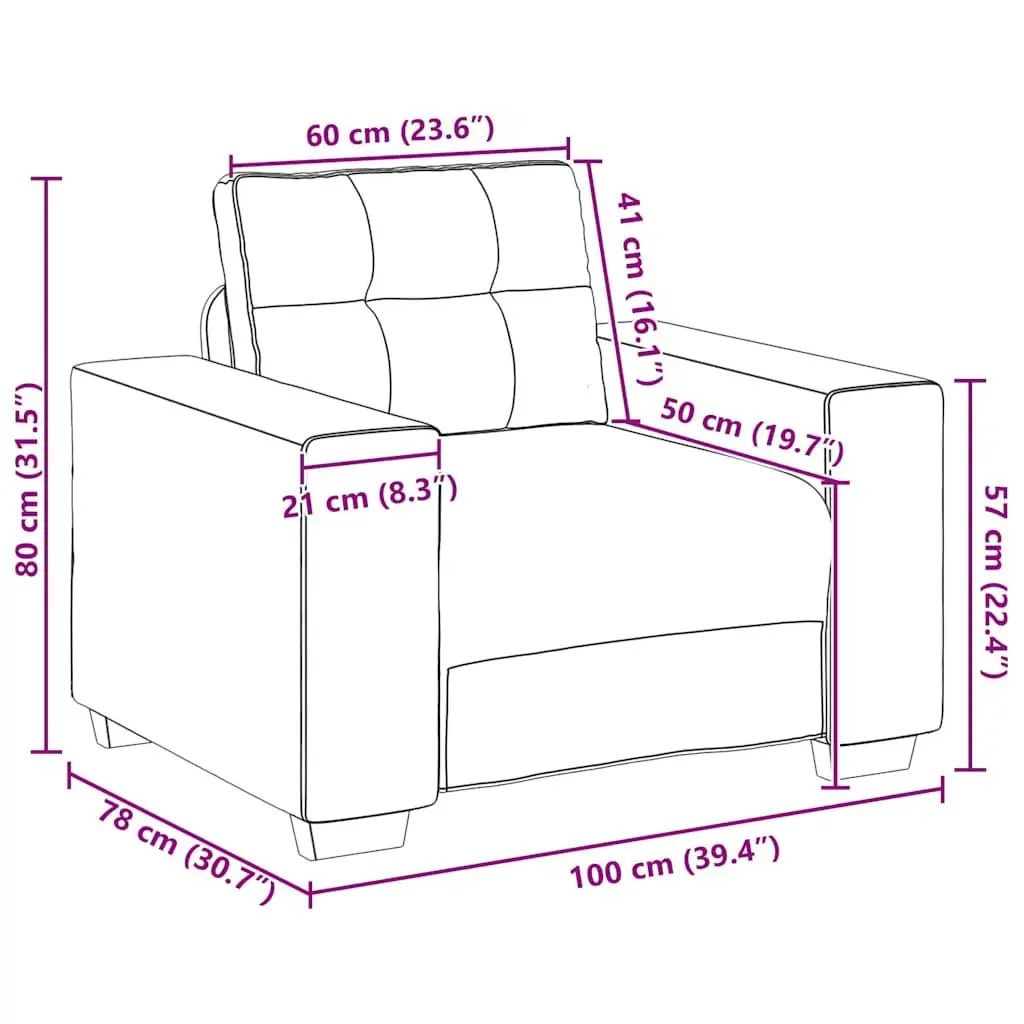Grey Velvet Sofa Chair for Relaxing and Unwinding