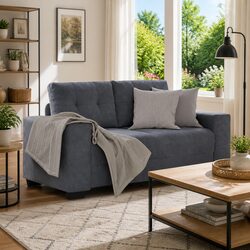Grey Loveseat Sofa: Perfect for Living Rooms and Studies