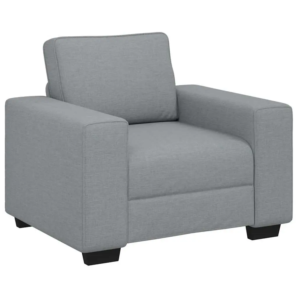 Sofa Chair Polyester Fabric 100x77x82cm Grey