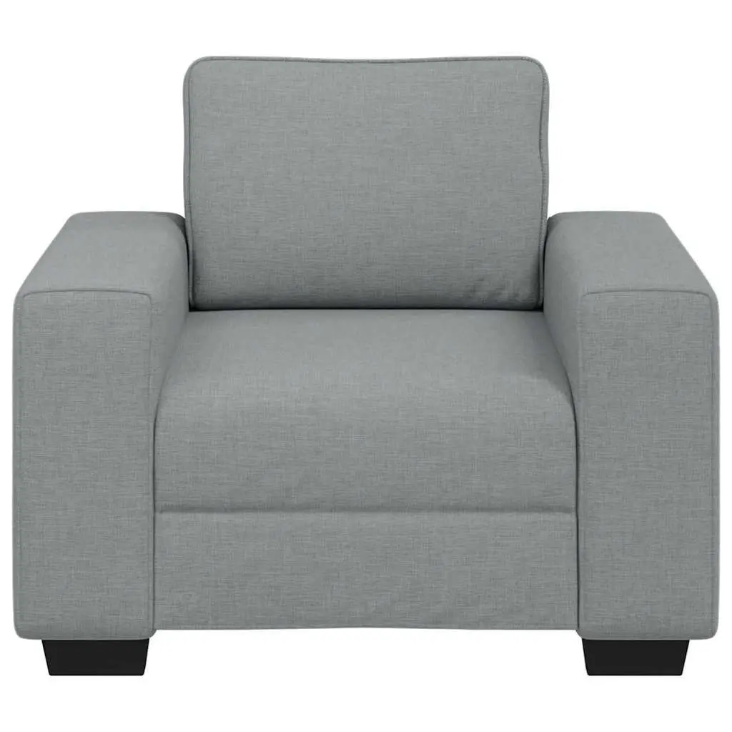 Sofa Chair Polyester Fabric 100x77x82cm Grey