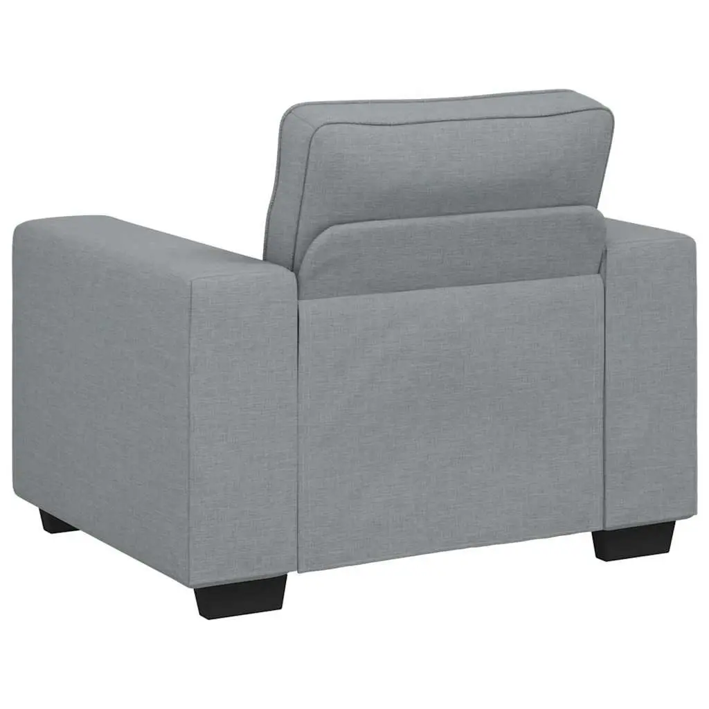 Sofa Chair Polyester Fabric 100x77x82cm Grey