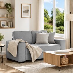 Perfectly Fitting Grey Lounge Sofa for Everyday Use