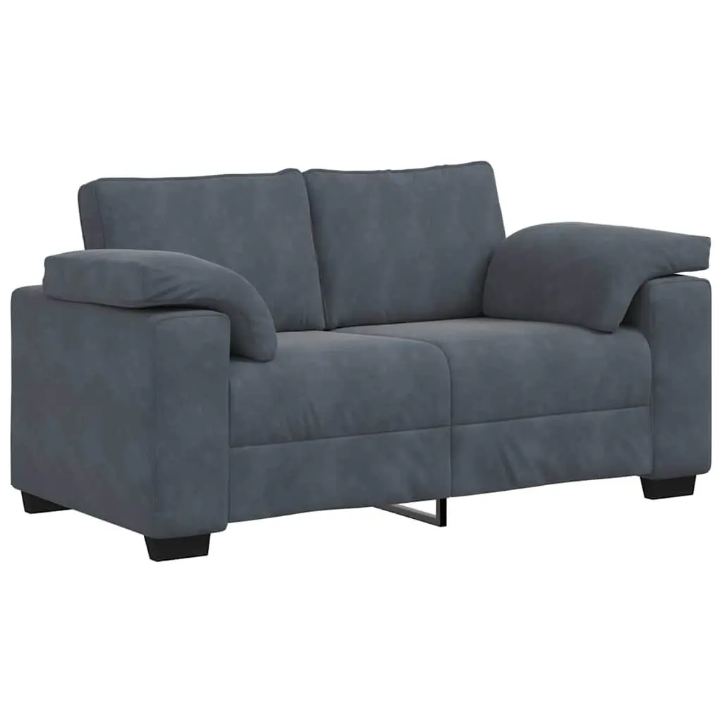 Dark Grey Loveseat Sofa for Living Spaces
