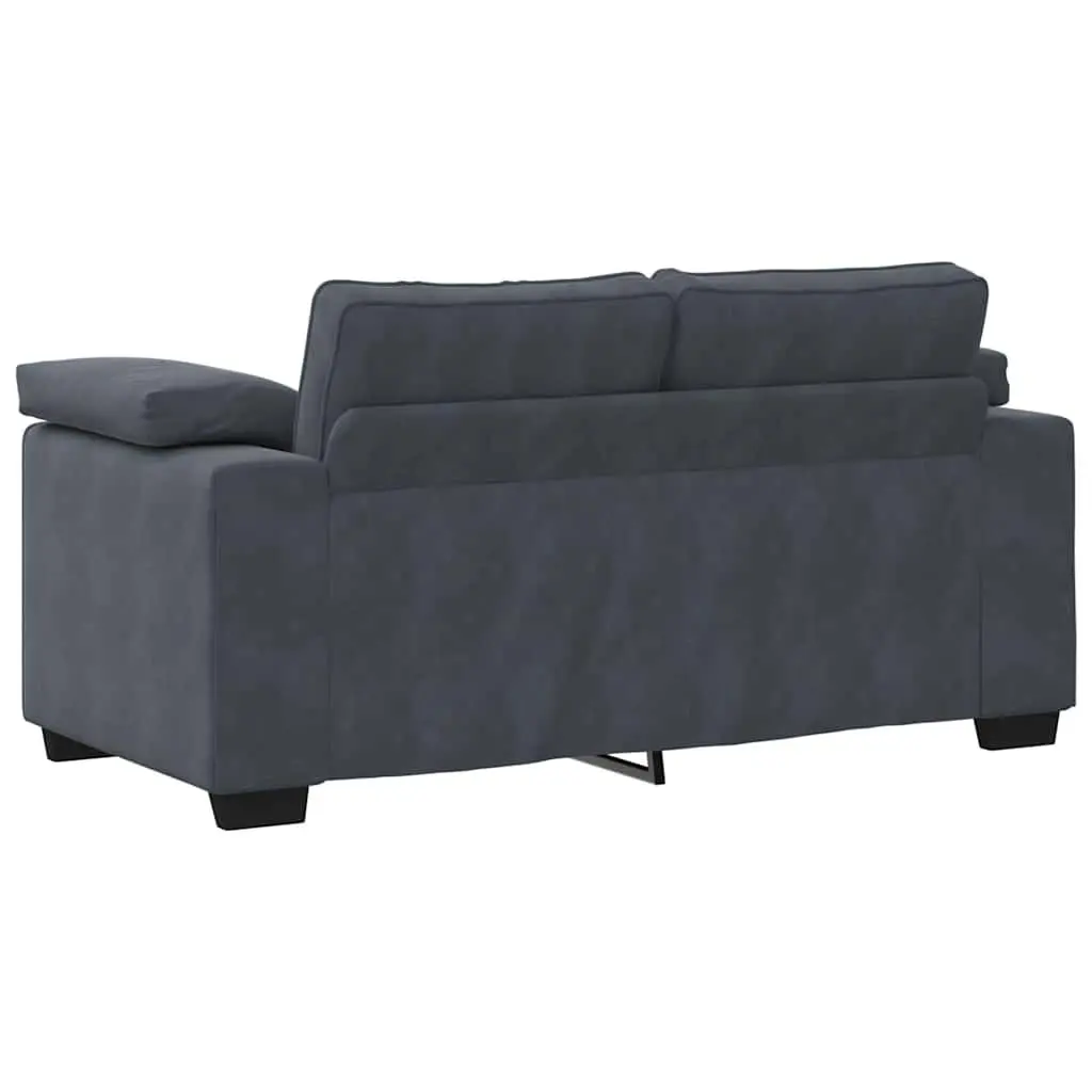 Dark Grey Loveseat Sofa for Living Spaces