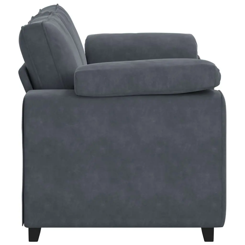 Dark Grey Loveseat Sofa for Living Spaces