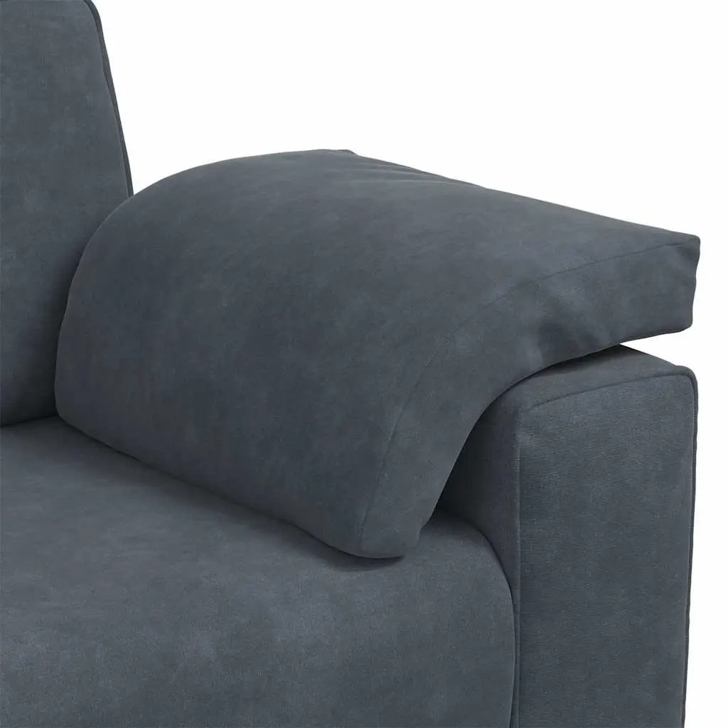Dark Grey Loveseat Sofa for Living Spaces