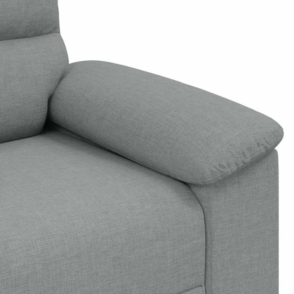 Sofa Chair Polyester Fabric Grey 100x81x84cm
