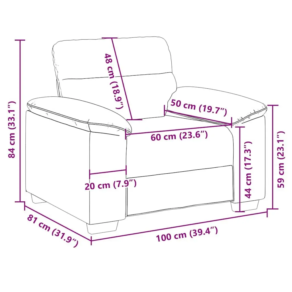 Black Sofa Chair for Home and Office Use