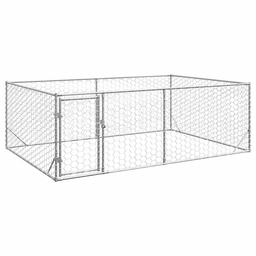 Outdoor Dog Kennel for Home Use 3x2x1m