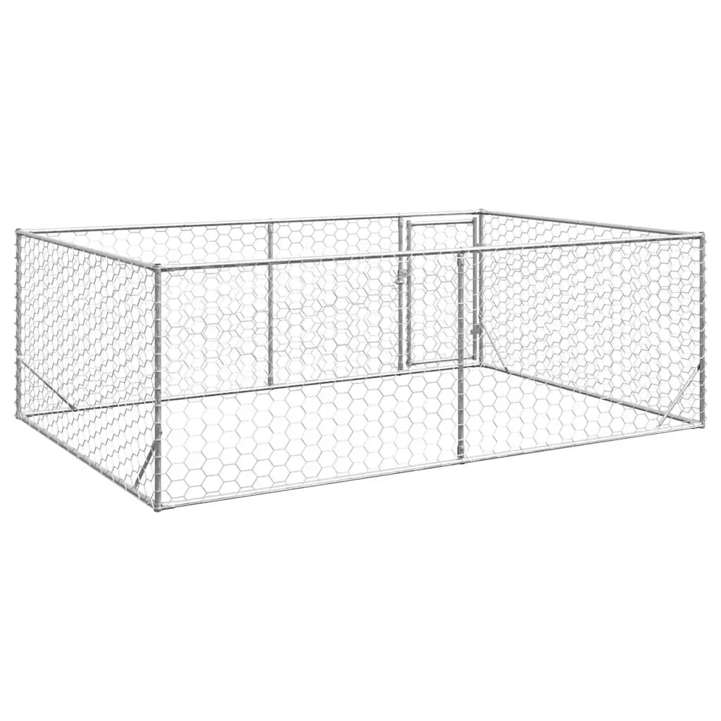 Outdoor Dog Kennel for Home Use 3x2x1m