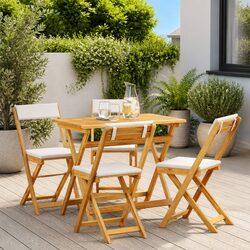 Versatile Folding Bistro Set for Outdoor Living