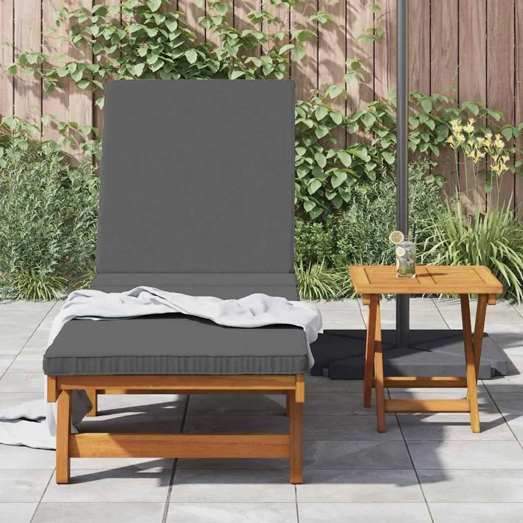 Sun Lounger Reclining Chair Adjustable Backrest Footrest Garden Outdoor Seating