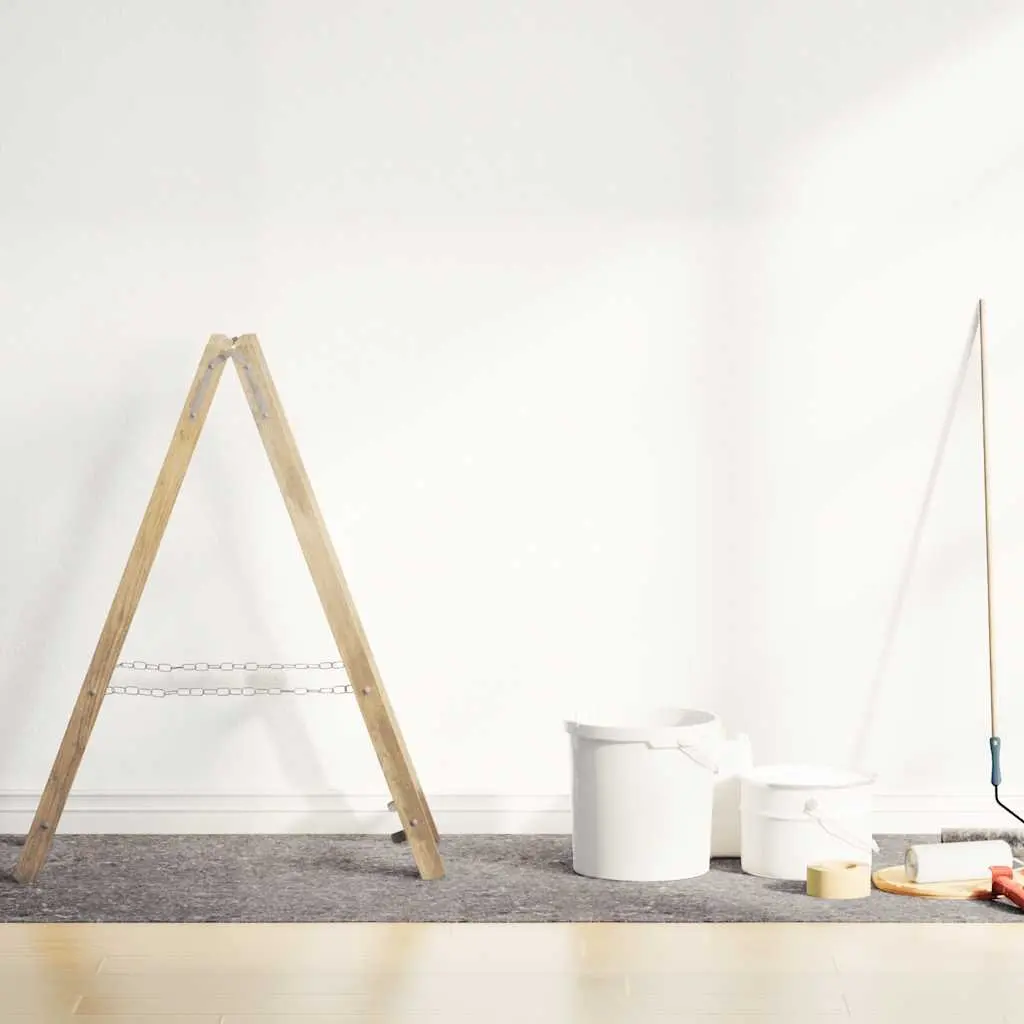 Non-slip Floor Protection Fleece 10m x 1m Grey Absorbent Non-woven Material for Painting Dust Cover
