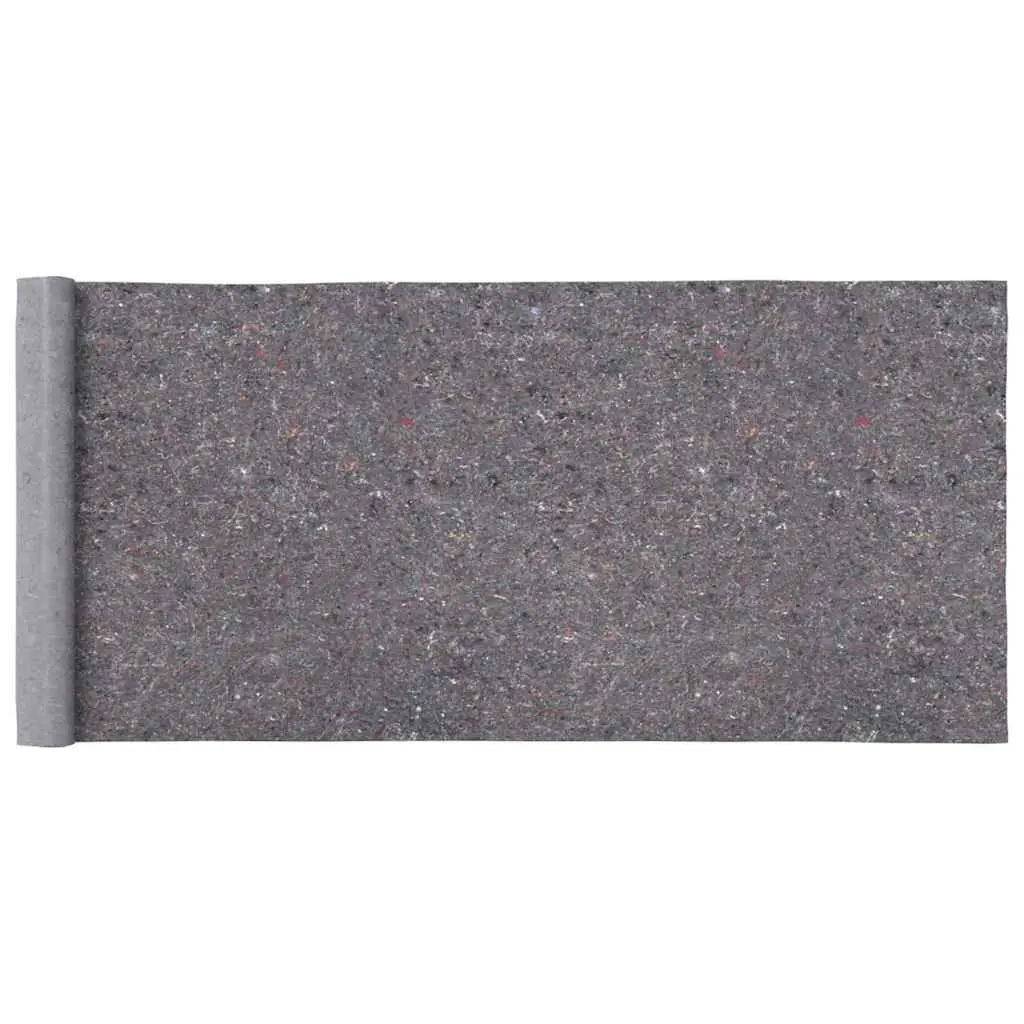Non-slip Floor Protection Fleece 10m x 1m Grey Absorbent Non-woven Material for Painting Dust Cover