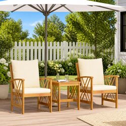 Versatile 3-Piece Garden Sofa Set for Outdoor Use