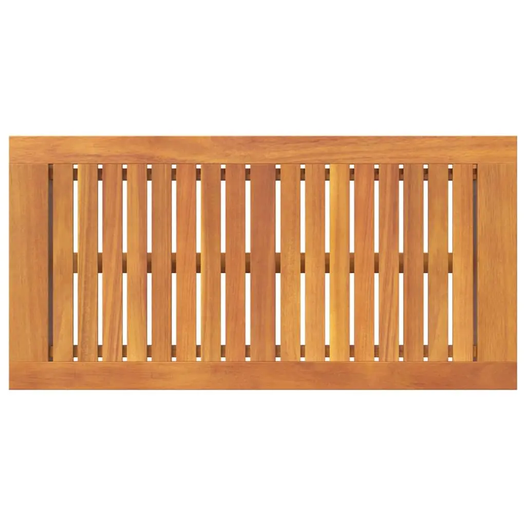 Solid Acacia Wood Coffee Table for Garden Areas