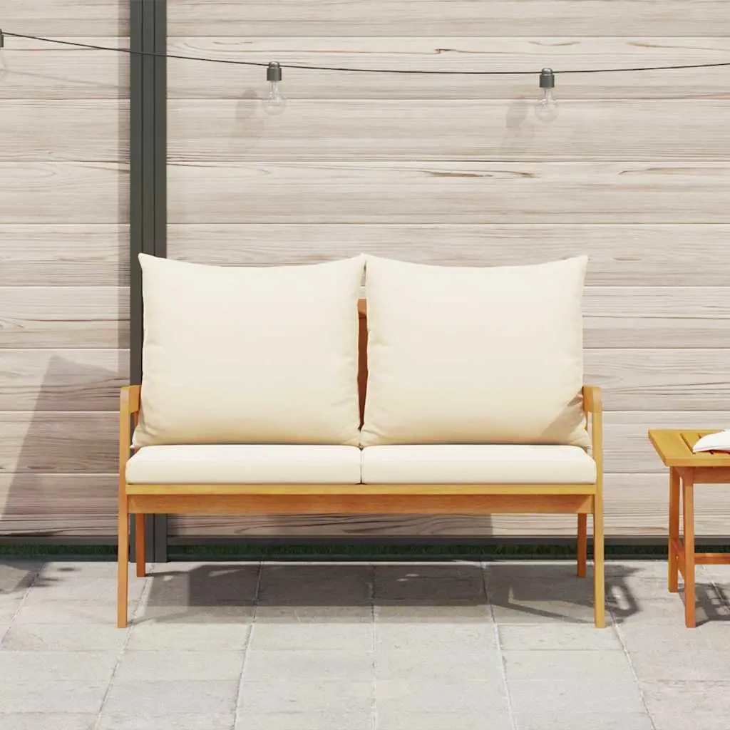Garden Bench Solid Acacia Wood Oil Outdoor Seating Terrace Furniture