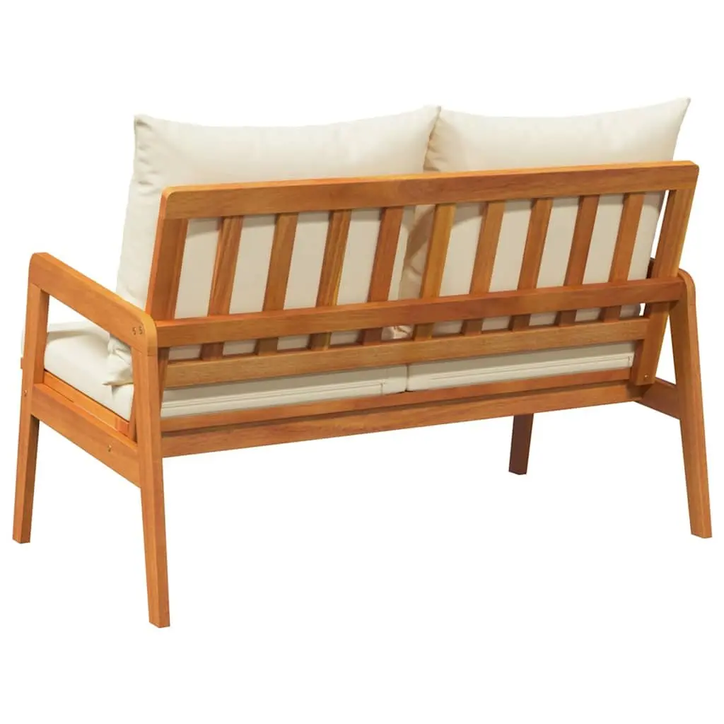 Garden Bench Solid Acacia Wood Oil Outdoor Seating Terrace Furniture