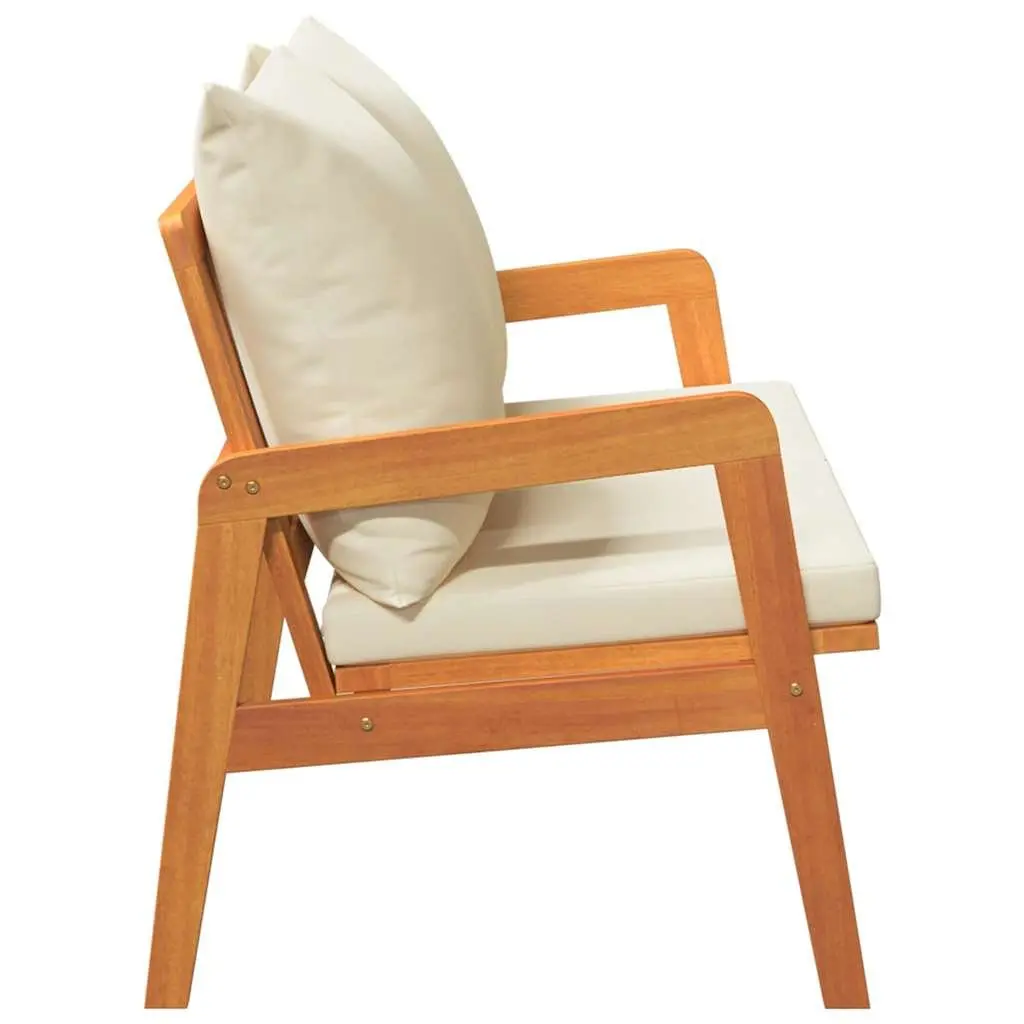 Garden Bench Solid Acacia Wood Oil Outdoor Seating Terrace Furniture