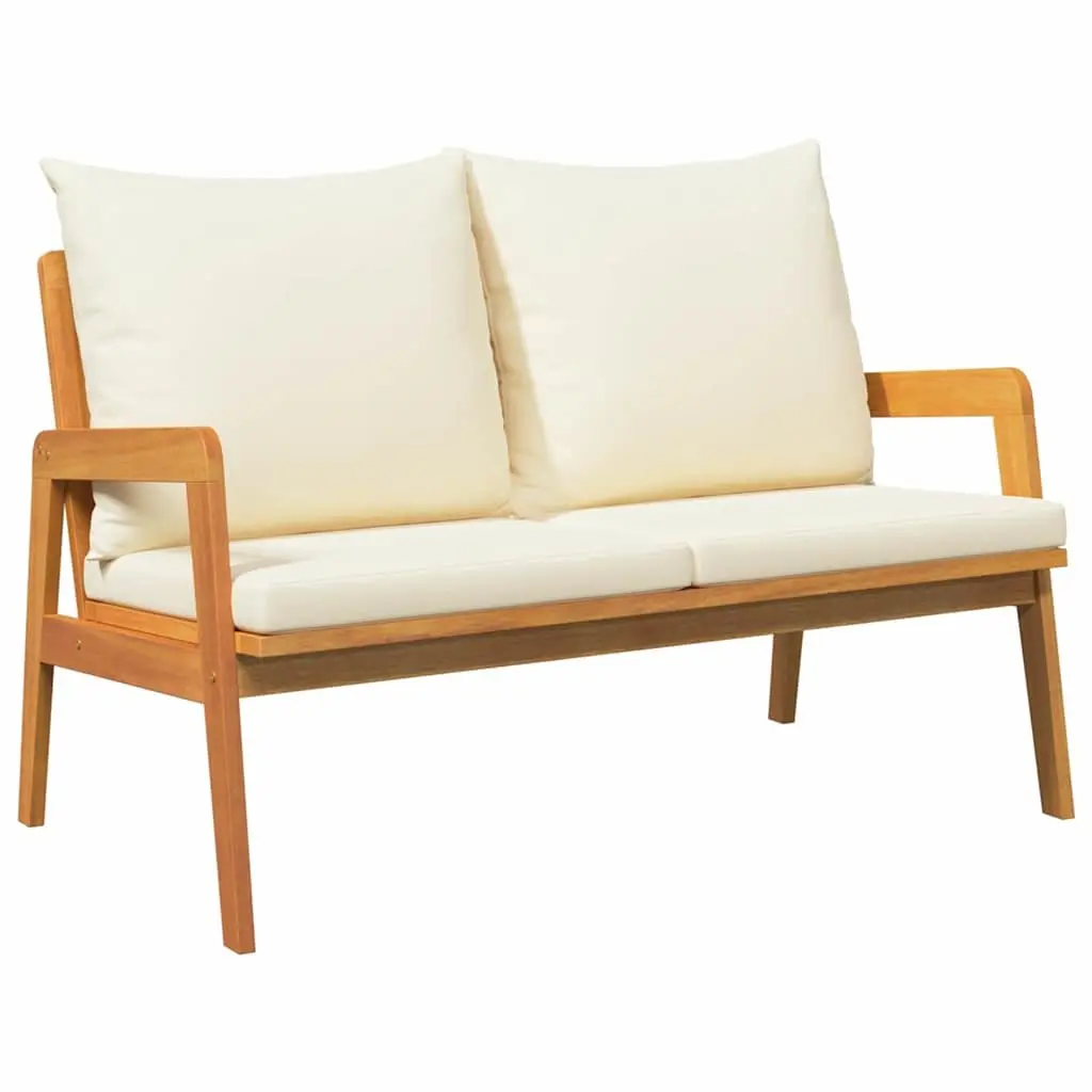 Outdoor Sectional Sofa Unit 2 Piece Garden Furniture Set with Cushion Brown
