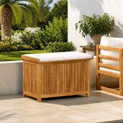 Functional Outdoor Storage Box 90x50x60.5 cm for Home Use