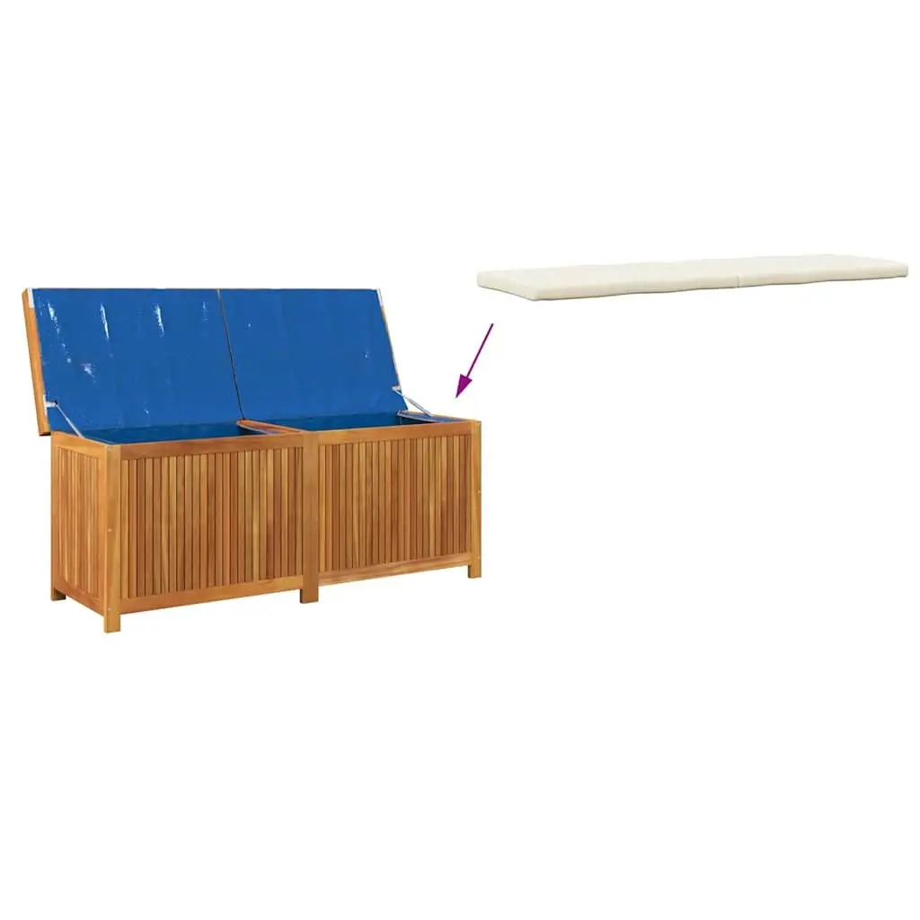 Outdoor Cushion Storage Box 150x50x60.5cm Garden Deck Furniture Organiser