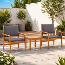 Versatile 3-Piece Outdoor Sofa Set for Your Patio
