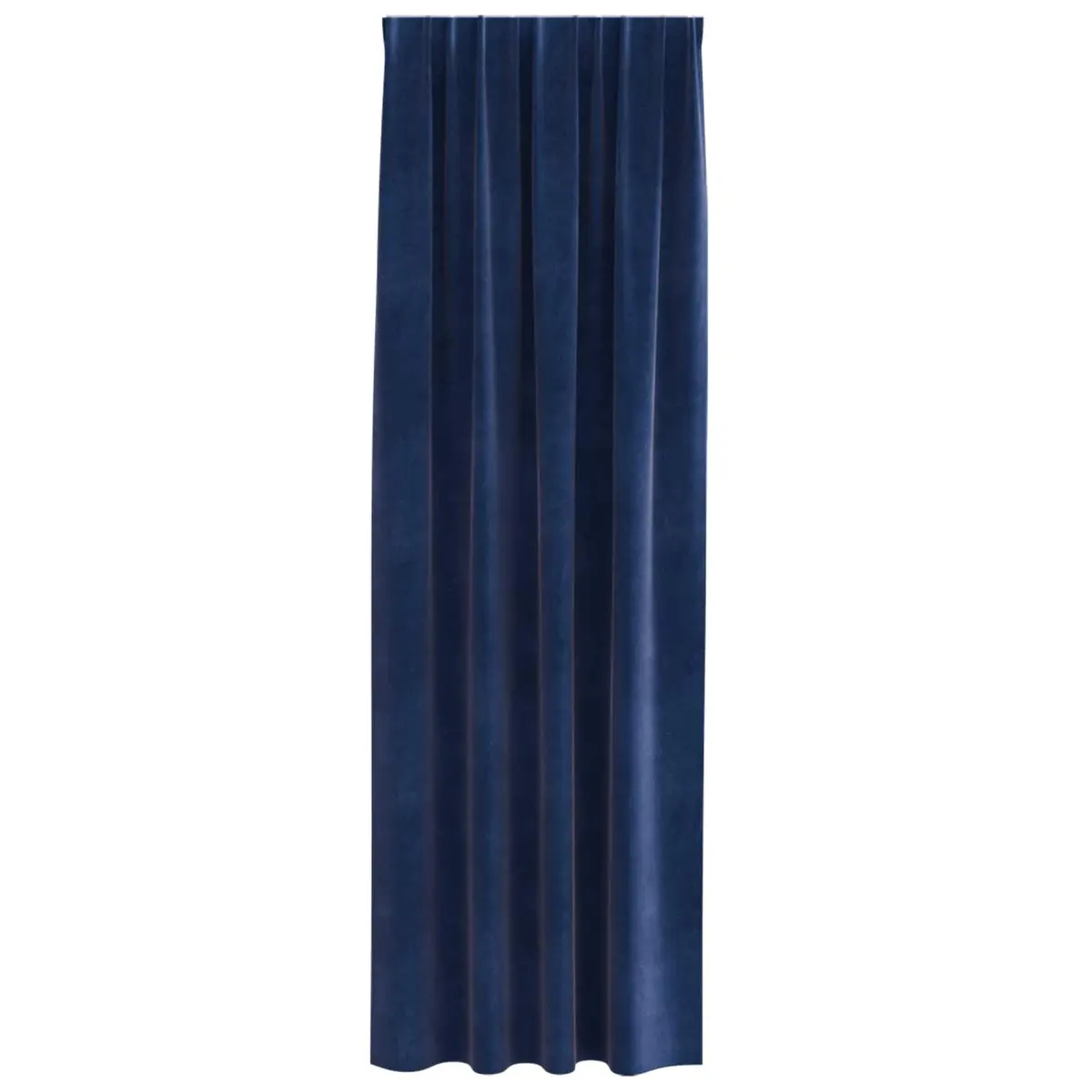 Velvet Curtains Dark Blue 140 x 260 cm 2 pcs Blackout Window Drapes