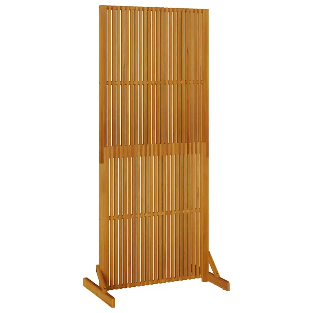 Room Divider Privacy Screen Indoor Outdoor 180.5cm Wooden Slatted Freestanding