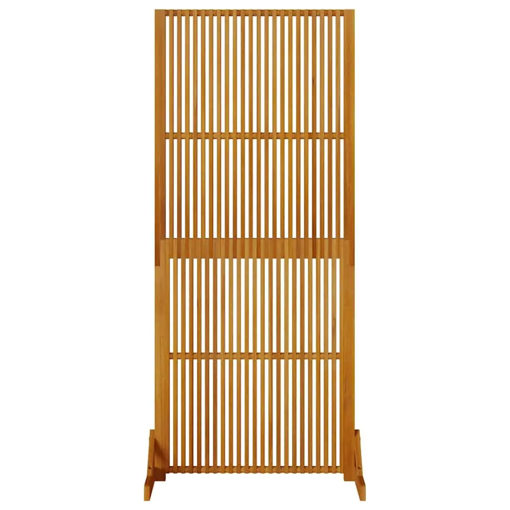 Room Divider Privacy Screen Indoor Outdoor 180.5cm Wooden Slatted Freestanding