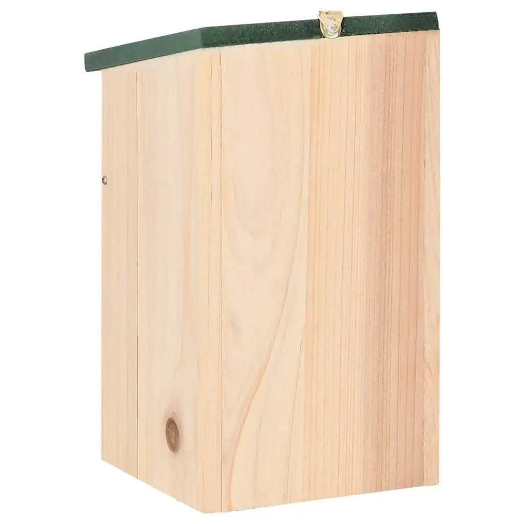 Wooden Bird House Nesting Box Garden Shelter Birdhouse Set of 4 Pieces
