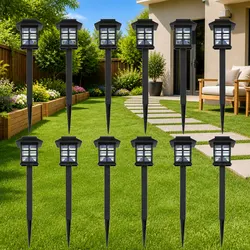 Practical 12-Piece Solar LED Light Set for Your Garden