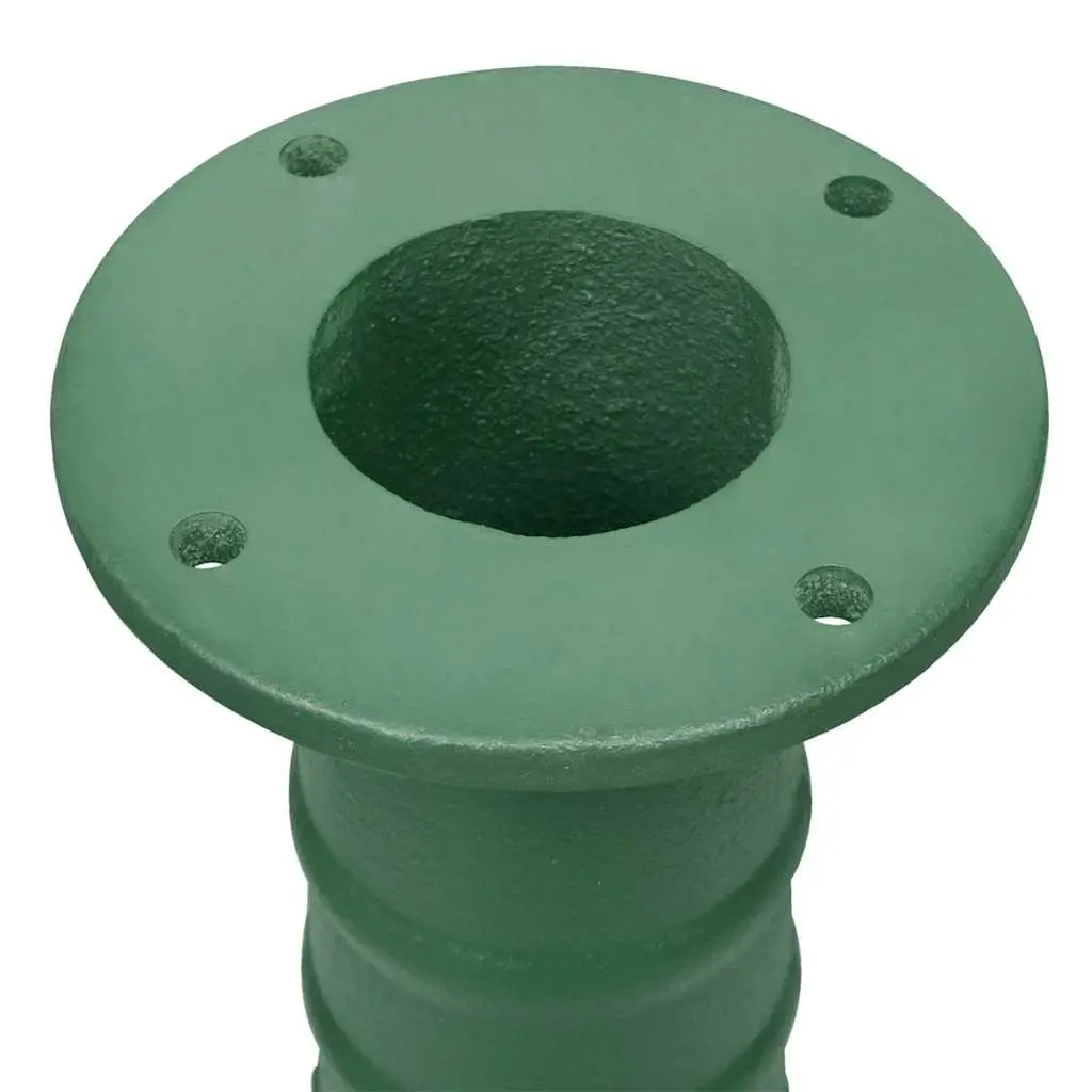 Cast Iron Stand for Garden Hand Water Pump 66cm Height Blackish Green