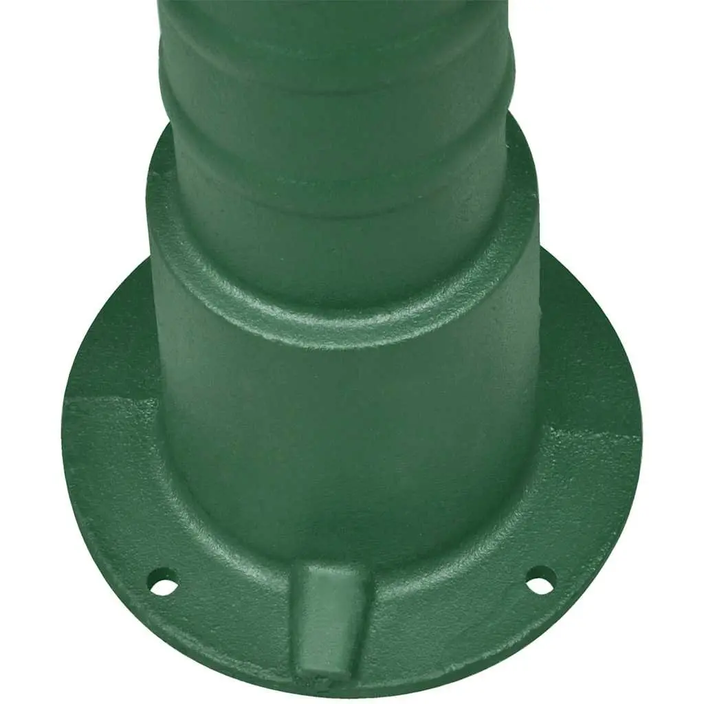 Cast Iron Stand for Garden Hand Water Pump 66cm Height Blackish Green