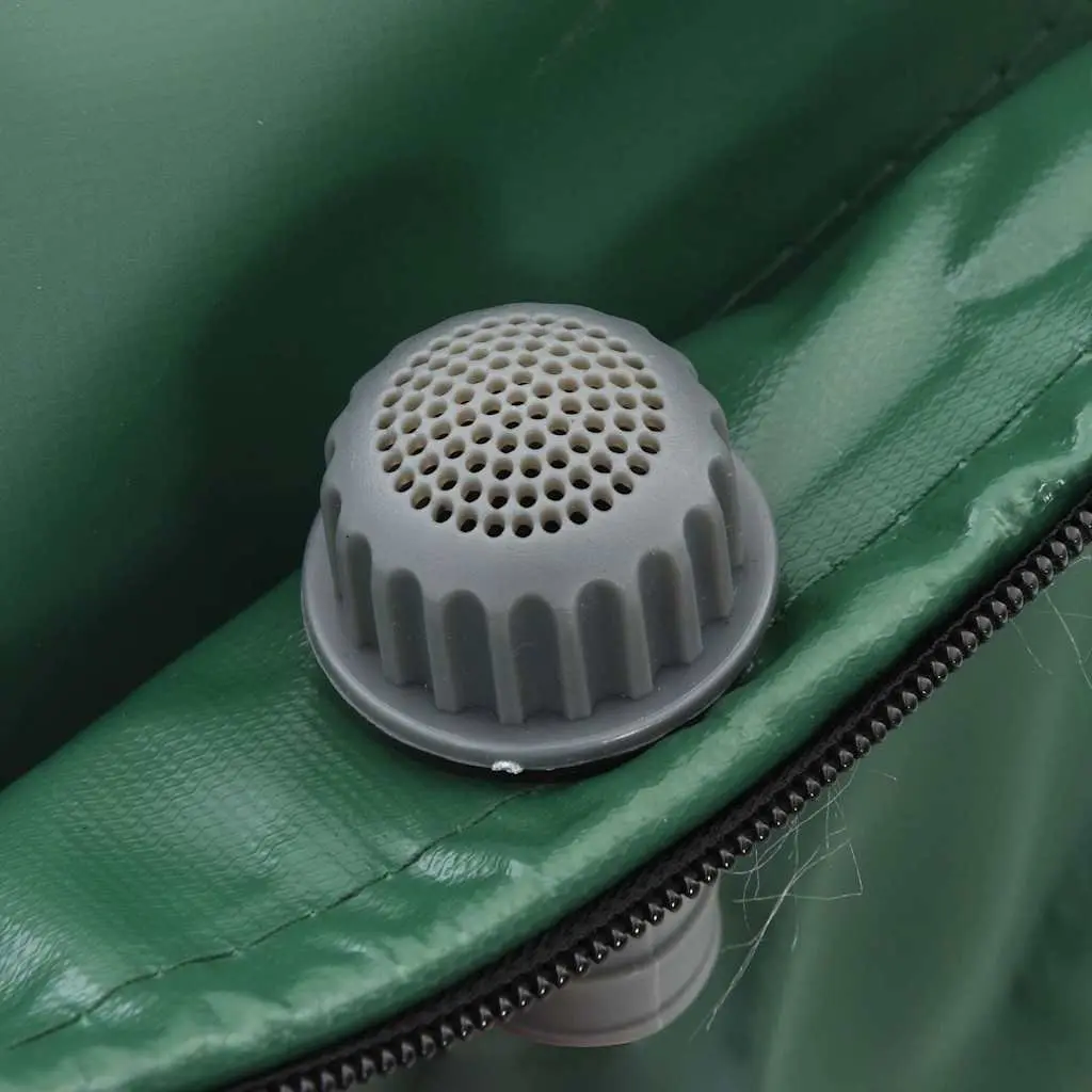 Collapsible Water Storage Tank Green 500L PVC for Rainwater Collection and Garden Irrigation
