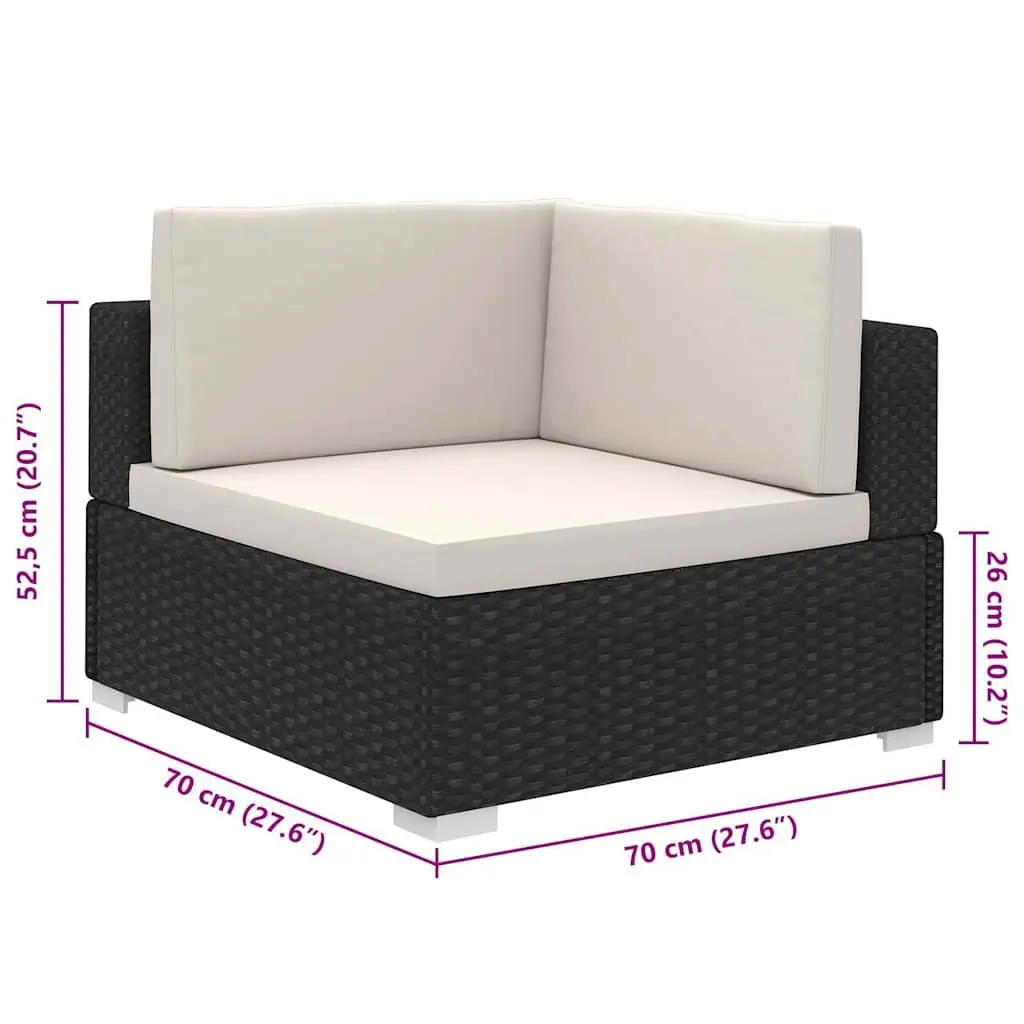 8 Piece Lounge Set for Outdoor Use