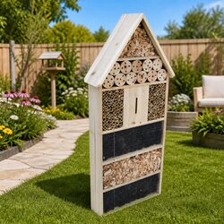 Functional Insect Hotel: Ideal for Outdoor Spaces 45.5x15x99cm