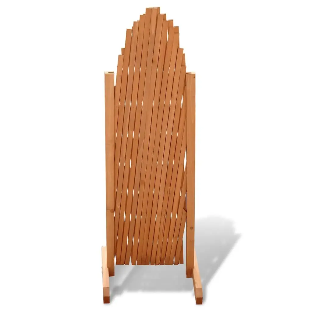 Solid Wood Expandable Garden Trellis Fence Panel 180cm Brown