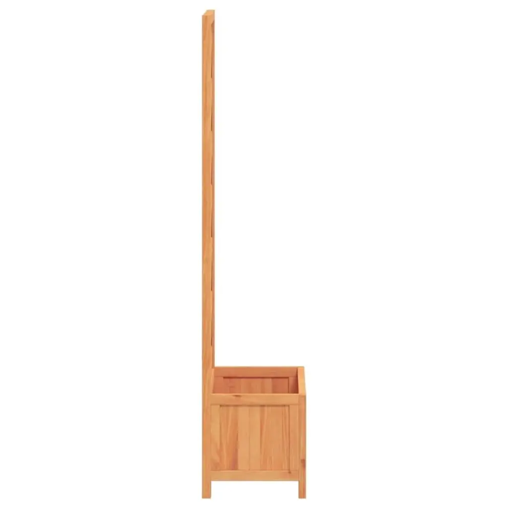 Trellis Planter 40x30x135cm Brown Wood Outdoor Garden Flower Box with Climbing