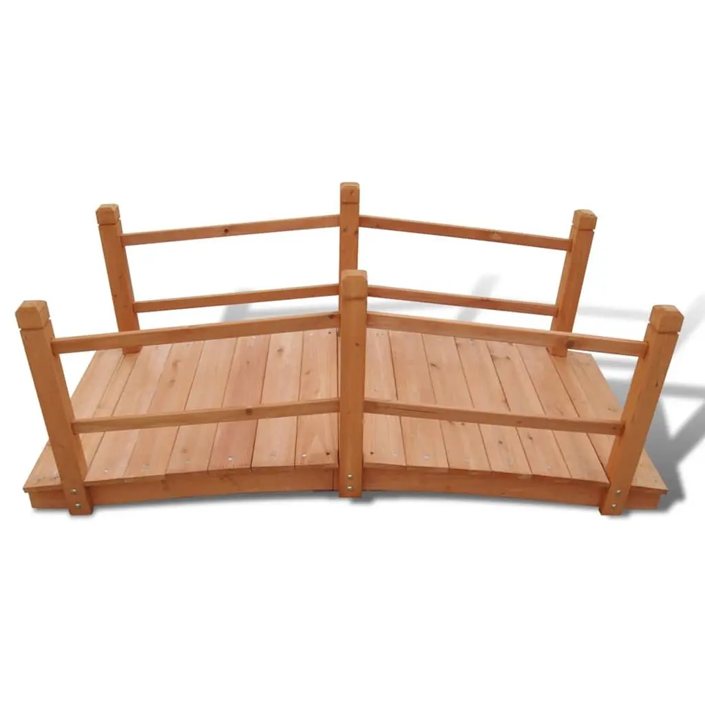 140cm Wooden Garden Bridge for Various Spaces